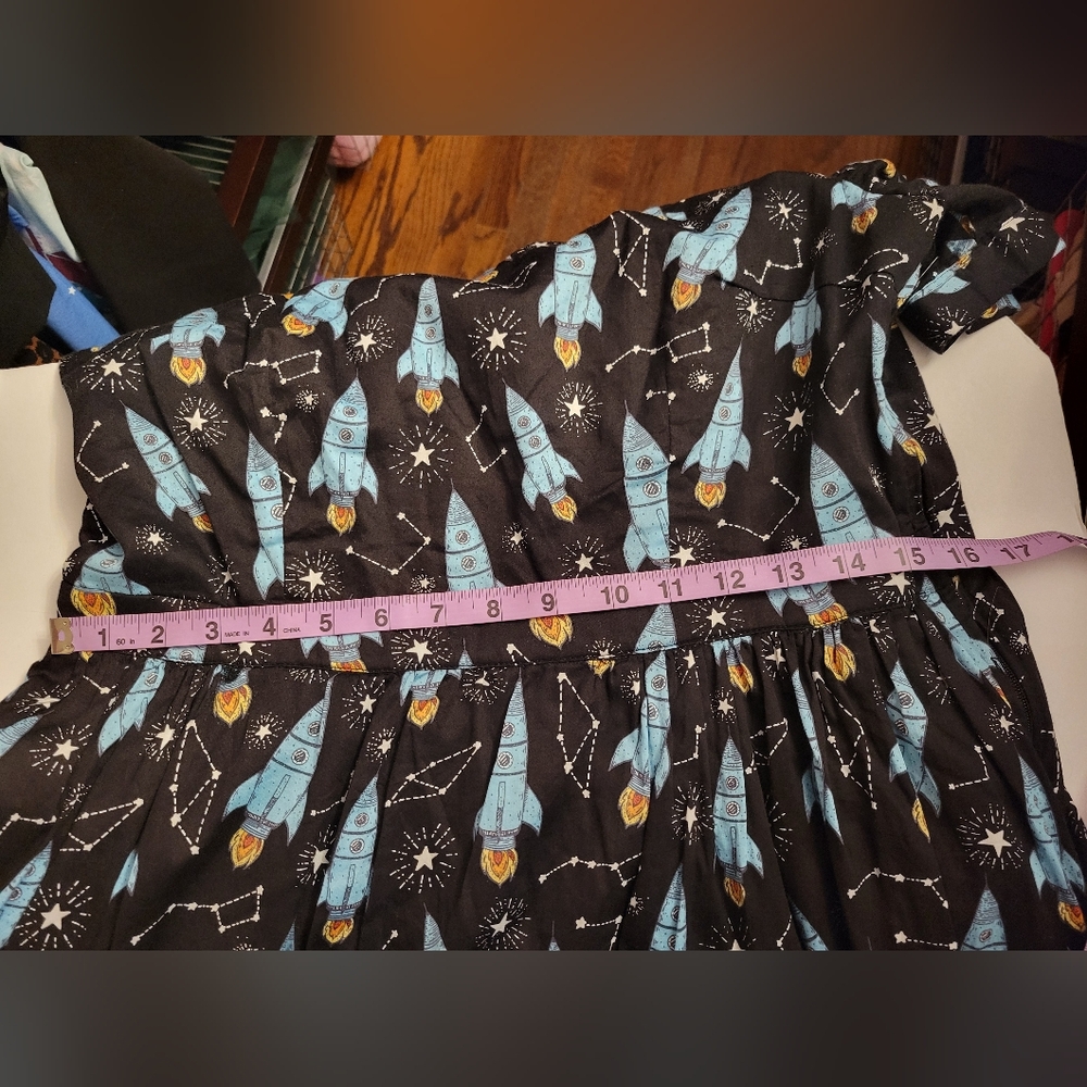 Modcloth Rocketship Dress - Picture 4 of 5